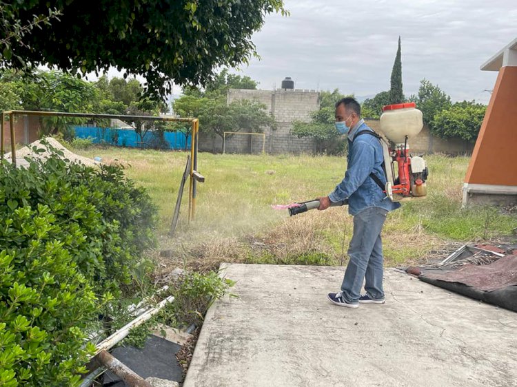 Dice ayuntamiento de Cuautla que  sanitiza varios planteles escolares