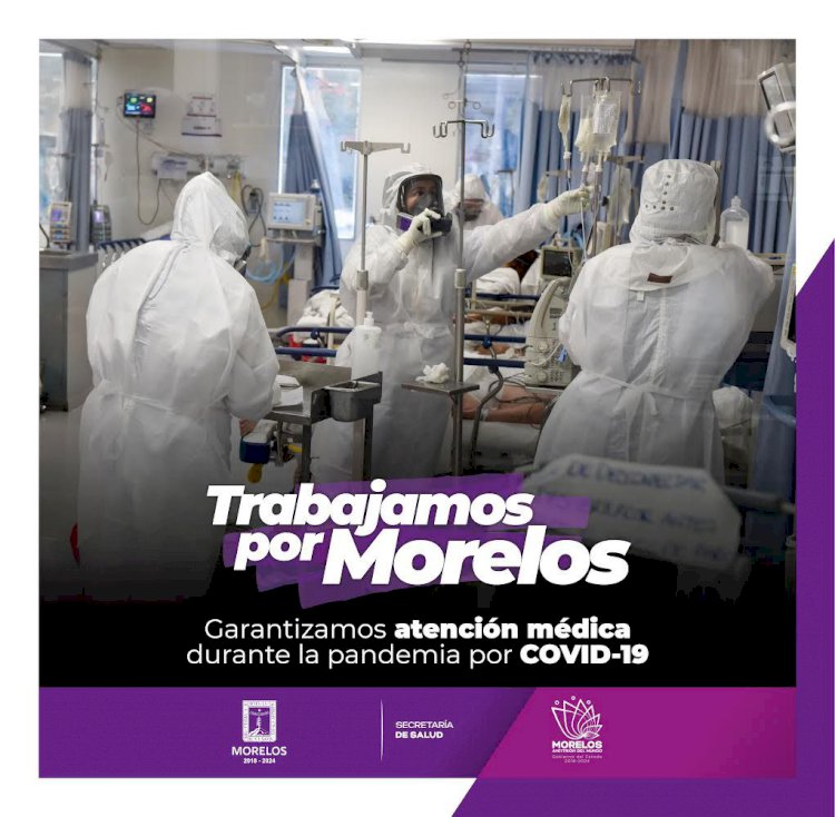 Morelos, segundo sitio nacional en la atención a la pandemia