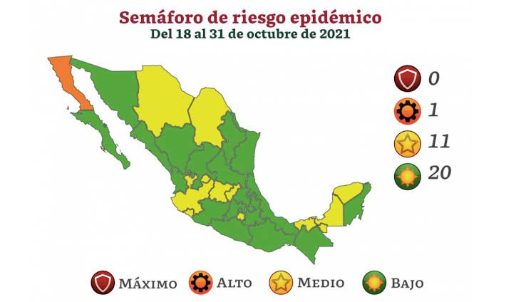 Se queda estancado Morelos en el amarillo epidémico