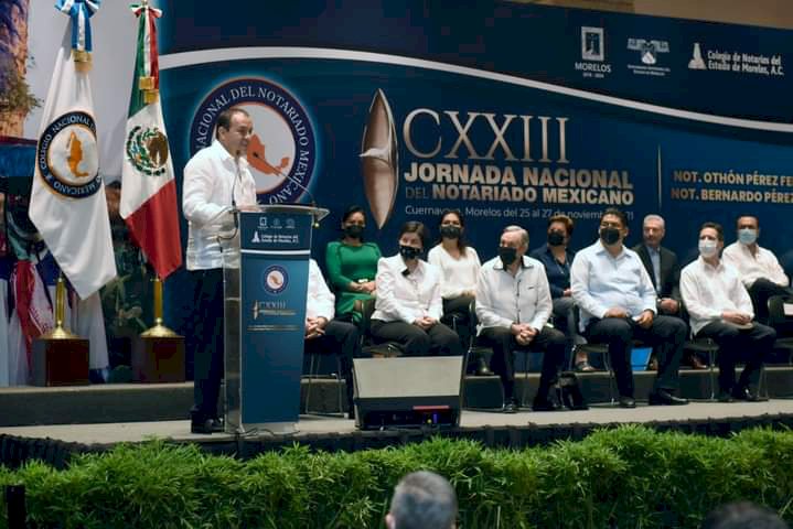 Morelos, anfitrión de la Jornada Nacional del Notariado Mexicano