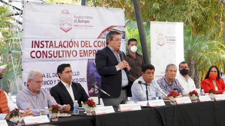 Instaló Rafael Reyes consejo empresarial para desarrollo económico de Jiutepec