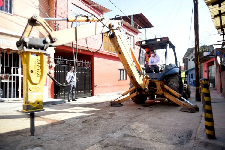 Realiza gobierno de Cuauhtémoc Blanco obras de agua potable en Jiutepec