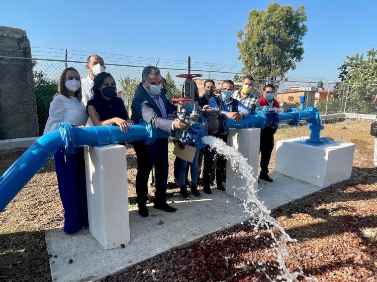 Lleva gobierno estatal más  agua potable a Yecapixtla