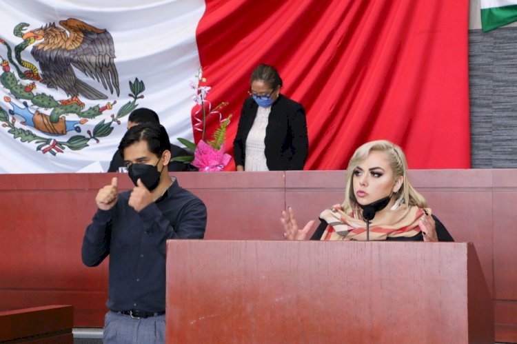 Solicita Tania Valentina intérpretes de Lengua de Señas en sesiones del Congreso
