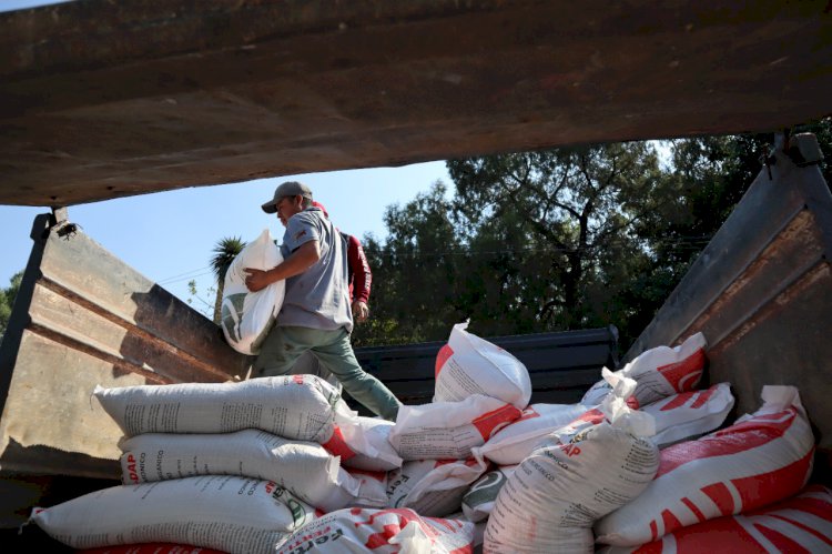 Se completó la entrega de fertilizante; Morelos, uno de los cuatro beneficiados