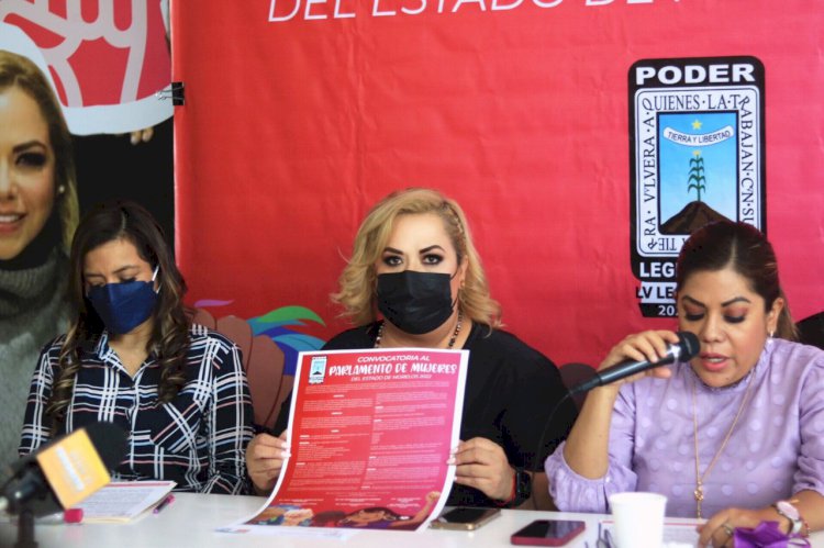 Emiten convocatoria del ¨Parlamento de Mujeres 2022¨