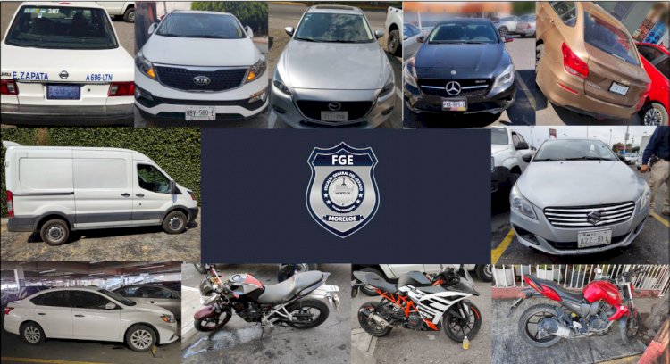 Recupera AIC 11 vehículos  robados en 5 municipios