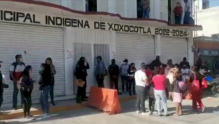 Alcalde suplente de Xoxocotla exige que le tomen protesta