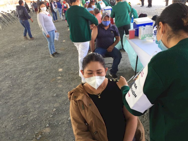 Gran respuesta a vacunación  en Yecapixtla y Yautepec