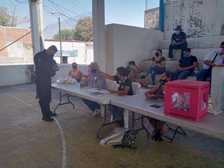 Sin contratiempos, se inició jornada electoral de autoridades auxiliares en Jojutla
