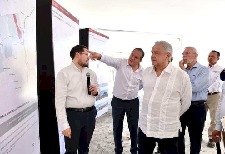 Supervisa gobernador y presidente obras en Cuernavaca y Tepoztlán