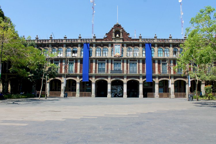 Viste de azul gobierno de Morelos la sede del Poder Ejecutivo