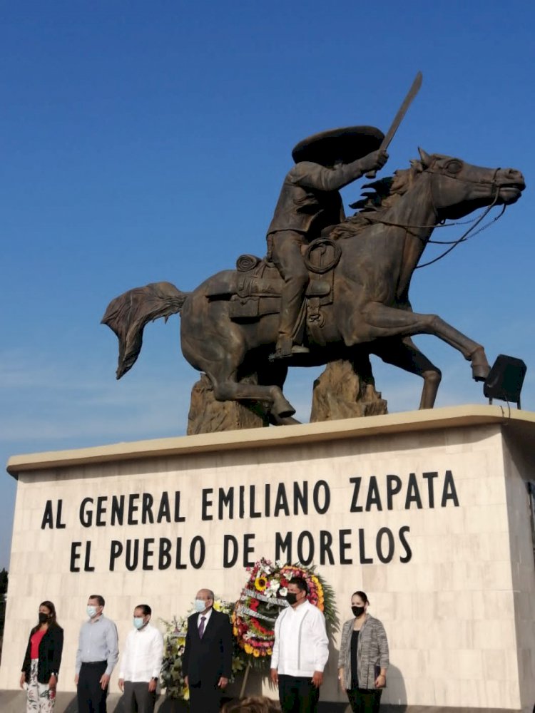 Conmemoró el Poder Ejecutivo el 103 aniversario de la muerte de Emiliano Zapata