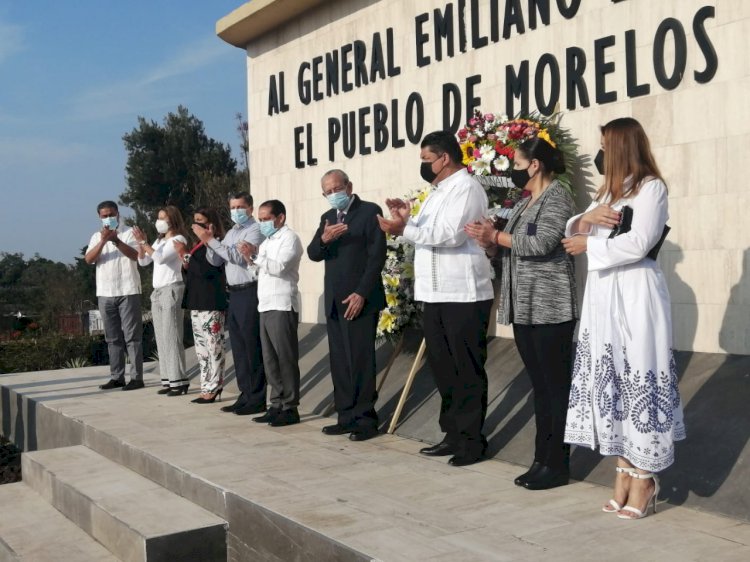 Conmemoró el Poder Ejecutivo el 103 aniversario de la muerte de Emiliano Zapata