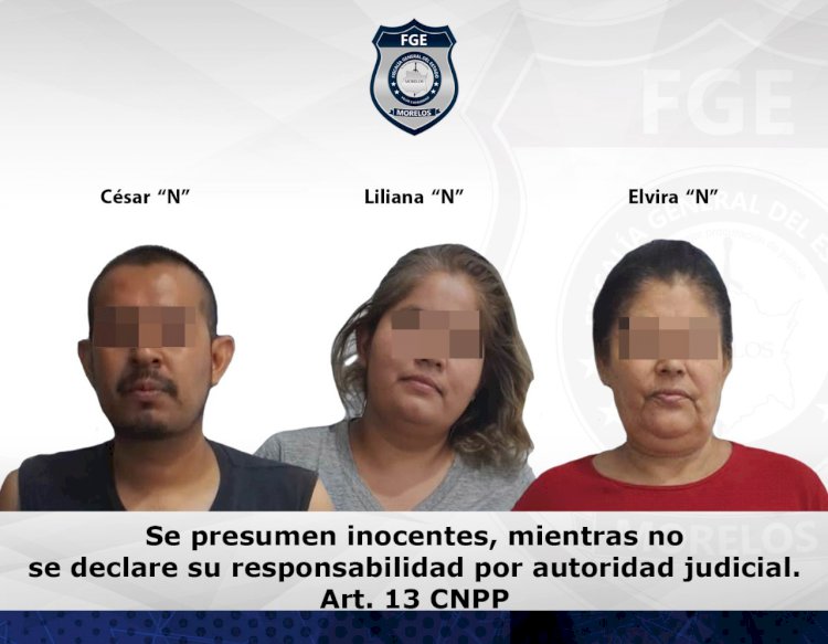 Tres personas detenidas durante cateo en Yautepec
