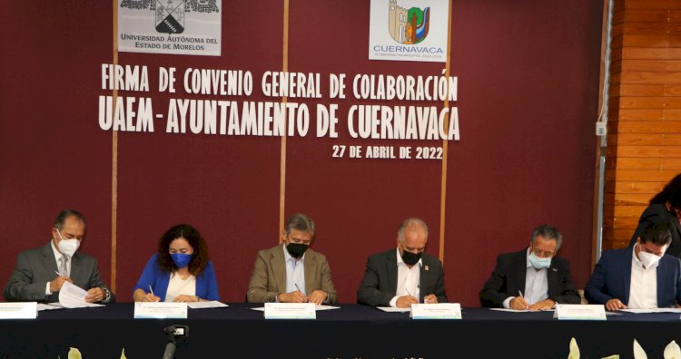 Estrechan vinculación UAEM y  el Ayuntamiento de Cuernavaca