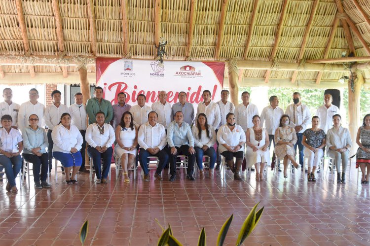 En Axochiapan, el gobernador C.  Blanco confirmó ayuda a ejidatarios