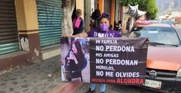 Marchan en Tepoztlán; exigen  justicia y reabrir caso Alondra