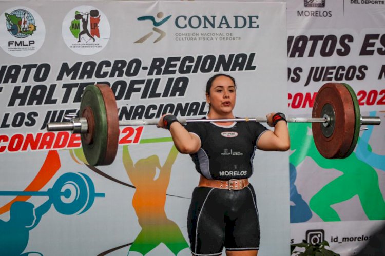 Tendrá Morelos representativo de levantamiento de pesas en Juegos Nacionales Conade 2022