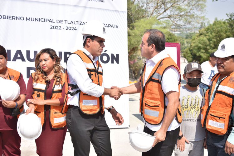Tlaltizapán tiene respaldo del  estado para obras y agua potable