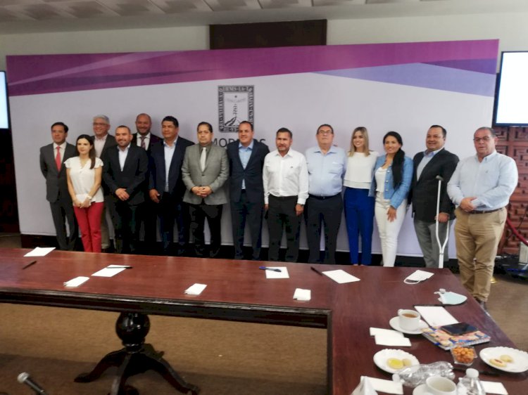 Trabaja Cuauhtémoc Blanco con diputados en acuerdos por Morelos