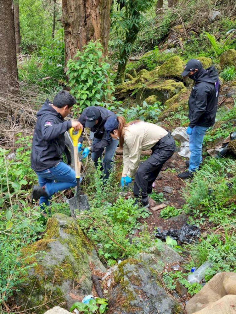 Encontraron los restos de una persona en Huitzilac