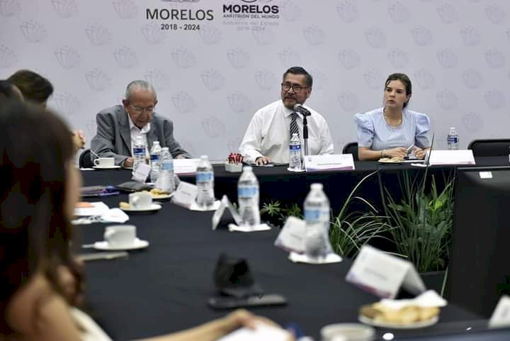 Reafirman Mónica Boggio y Samuel Sotelo trabajo del gabinete por Morelos