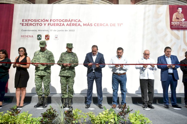 Inauguró C. Blanco exposición fotográfica ¨Ejército y Fuerza Aérea, más cerca de ti¨