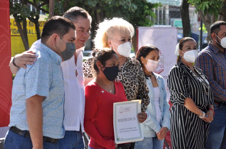 Gobierno de Jiutepec entregó,    gratis, 600 actas de nacimiento