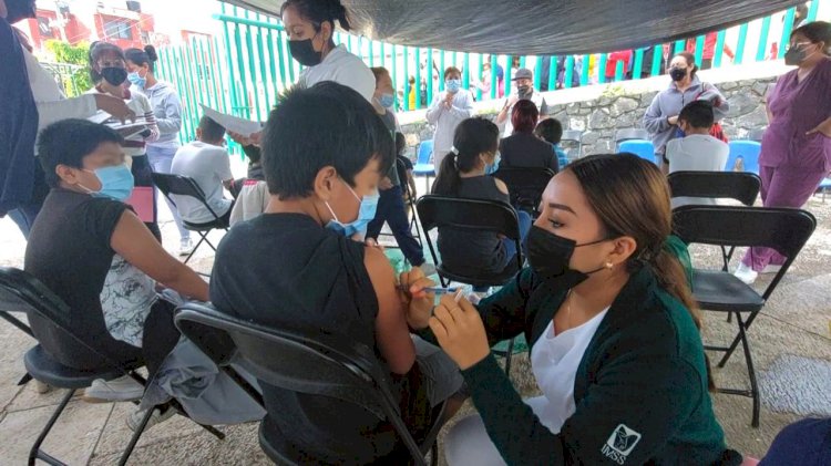 Jiutepec inició exitosamente ayer  vacunación contra covid a menores