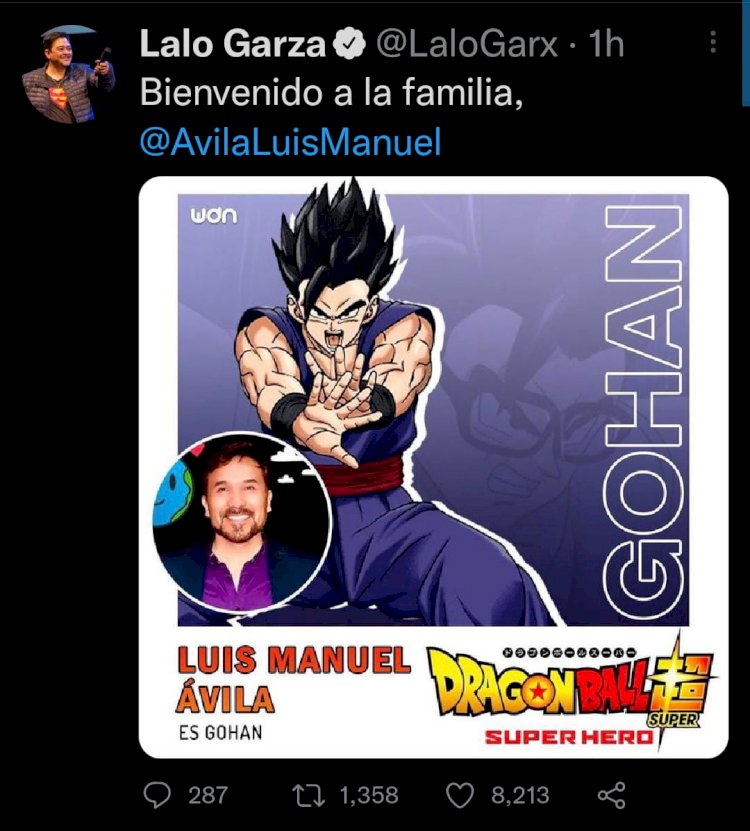 Luis Manuel Ávila se une al cast de Dragon Ball Super: SuperHero