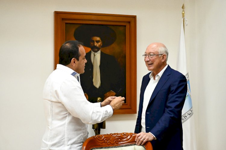 Sostiene Cuauhtémoc Blanco reunión con embajador estadounidense