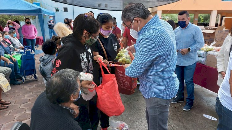 Se lucha en Jiutepec por alimentación  completa; se entregaron dotaciones