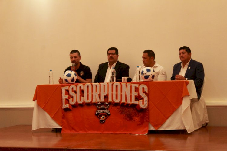 Presentan la conformación oficial de los Escorpiones FC.