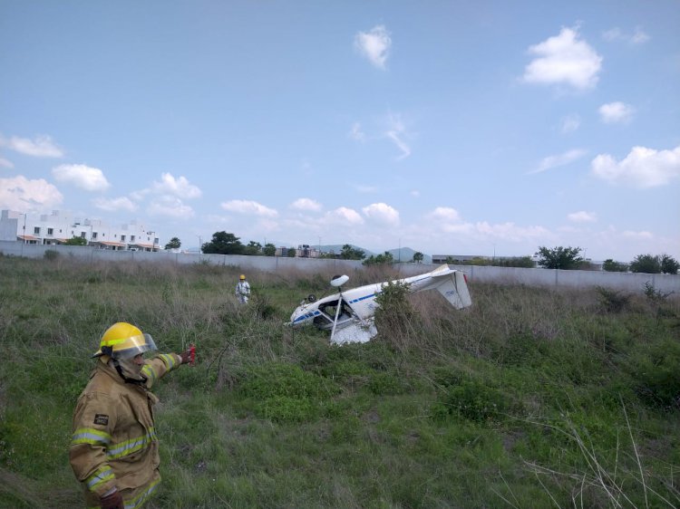 Lesiones menores sufrió piloto de avioneta que cayó en Santa Fe