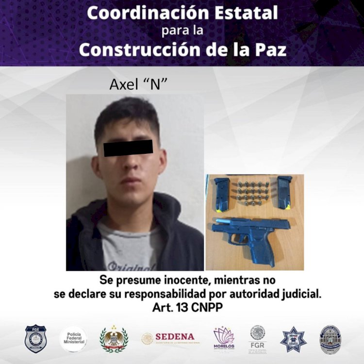 Cayó en Xochitepec  con arma prohibida