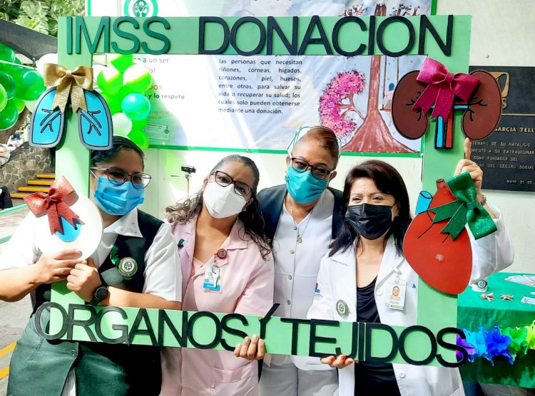 Realizó IMSS Morelos Feria de  Donación de Órganos y Tejidos