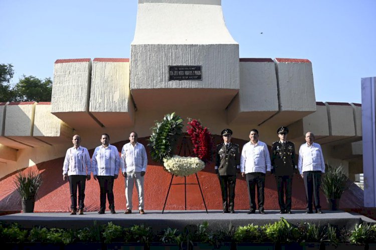 Encabezó el gobernador ceremonia por aniversario de J. M. Morelos y Pavón